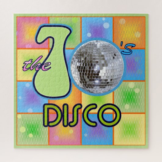 jaren '70 Disco Puzzel Legpuzzel (Verticaal)