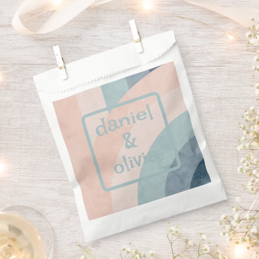  jaren 70 Rainbow Wedding Bedankzakje (Geknipt)