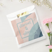  jaren 70 Rainbow Wedding Bedankzakje (Gezegeld)