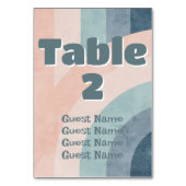 jaren 70 Rainbow Wedding Kaart (Voorkant)