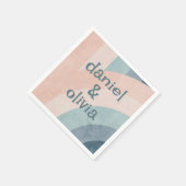  jaren 70 Rainbow Wedding Servet (Hoek)