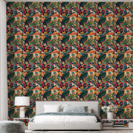  jaren '70 Retro Wallpaper – Nostalgic Earthy Behang