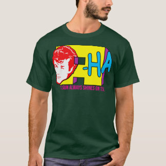  jaren '80 AHa TV FanArt Design T-shirt