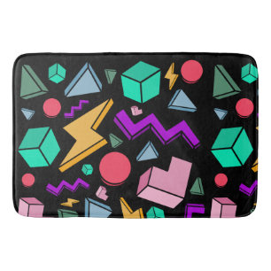 jaren '80 esthetische  retro badmat