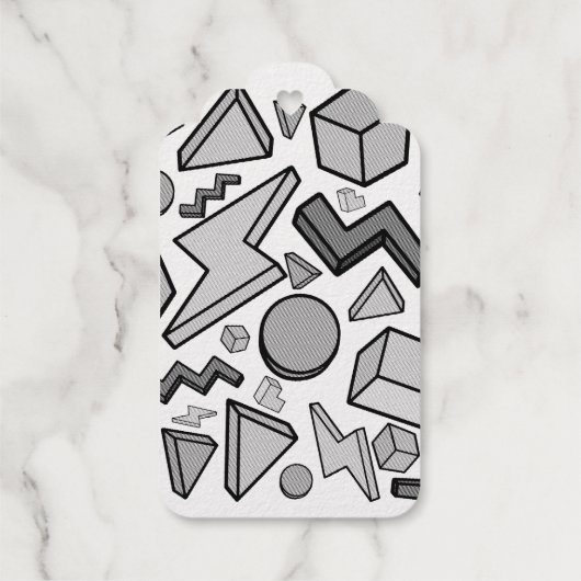 jaren '80 esthetische retro cadeaulabels (Achterkant)