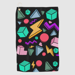 jaren '80 esthetische retro golfhanddoek