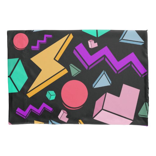 jaren '80 esthetische  retro kussensloop (Voorkant)