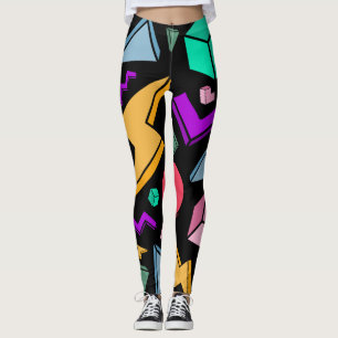 jaren '80 esthetische  retro leggings