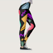 jaren '80 esthetische  retro leggings (Rechts)