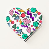 jaren '80 esthetische  retro notitieboek (Achterkant)