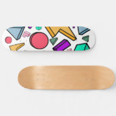 jaren '80 esthetische  retro skateboard (Horizontaal)