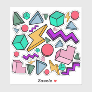 jaren '80 esthetische retro sticker