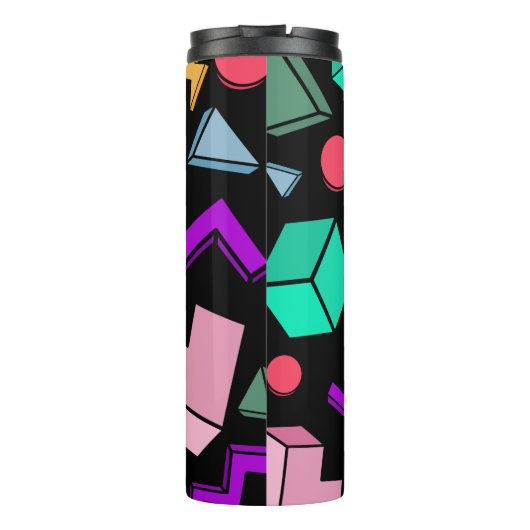 jaren '80 esthetische  retro thermosbeker (Achterkant)