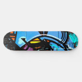jaren '80 graffiti skateboard (Horizontaal)