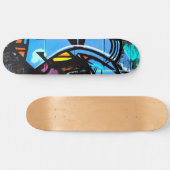 jaren '80 graffiti skateboard (Horizontaal)