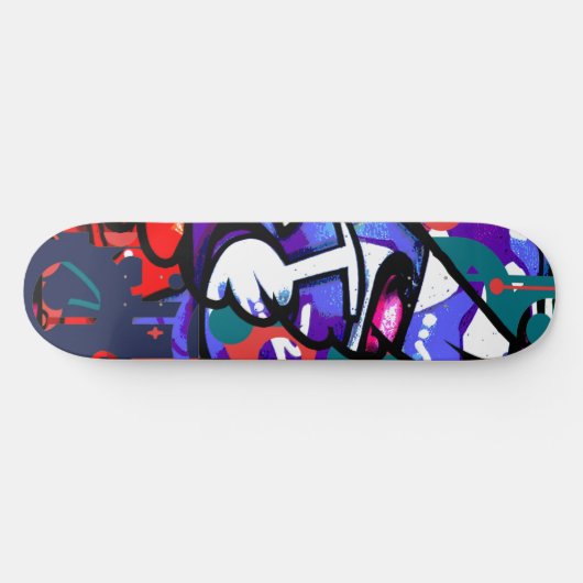 jaren '80 graffiti skateboard (Horizontaal)