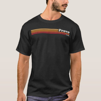 jaren 80 Graphic Style Provo Utah T-shirt