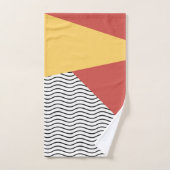 jaren '80 pop kunstpatroon bad handdoek (Handdoek)