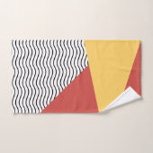 jaren '80 pop kunstpatroon bad handdoek (Handdoek)