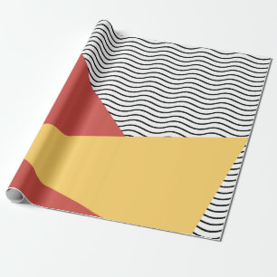 jaren '80 pop kunstpatroon cadeaupapier