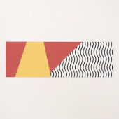 jaren '80 pop kunstpatroon yogamat (Voorkant (horizontaal))