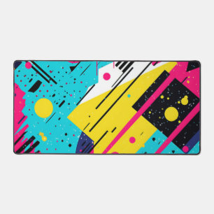 jaren '80 Retro geometrisch patroon Bureaumat