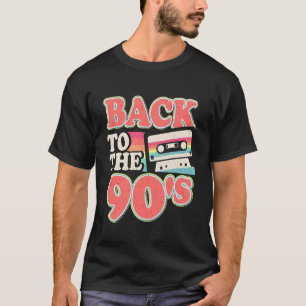 jaren 90 Cassette Retro Stijl T-shirt