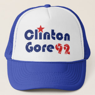 jaren '90 Clinton Gore 1992 Trucker Pet