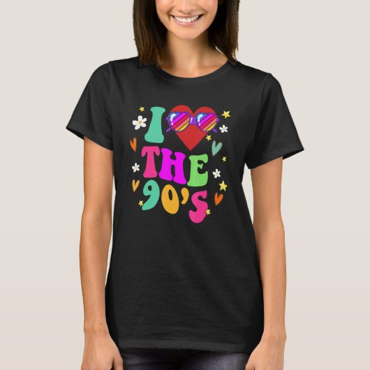 jaren '90 Ik hart de jaren '90 T-shirt (Voorkant)