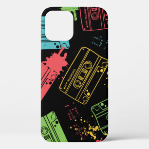 jaren '90 Stijl Cool Grunge Cassettes iPhone 12 Hoesje