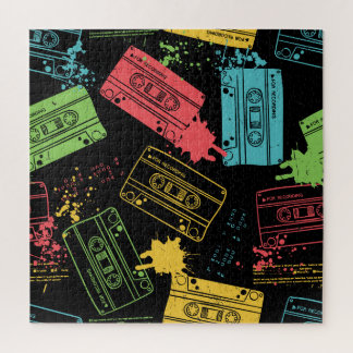 jaren '90 Stijl Cool Grunge Cassettes Legpuzzel
