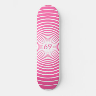 Jaren cirkels - Voeg uw kleuren/aantal/letters toe Skateboard
