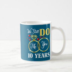 Jaren Nog 10 Huwelijk 10e Trouwdag Koffiemok