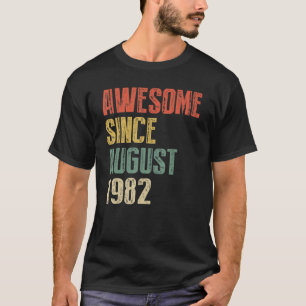 Jaren oud Geweldige sinds augustus 1982 Kopie Verj T-shirt
