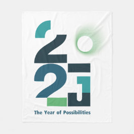 Jaren van mogelijkheden fleece deken