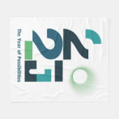 Jaren van mogelijkheden fleece deken (Voorkant (Horizontaal))