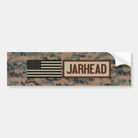 Jarhead Bumpersticker (Voorkant)