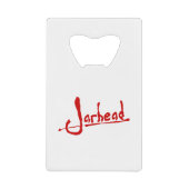 JARHEAD KREDIETKAART FLESSENOPENER (Voorkant)