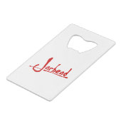 JARHEAD KREDIETKAART FLESSENOPENER (Achterkant Gekanteld)