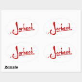 JARHEAD OVALE STICKER (Vel)