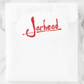 JARHEAD OVALE STICKER (Tas)