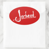 JARHEAD OVALE STICKER (Tas)
