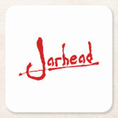 JARHEAD VIERKANTE KARTONNEN ONDERZETTER (Voorkant)