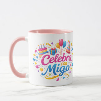 Jarra Personalizada “Celebra Conmigo” | Ideal para Mok