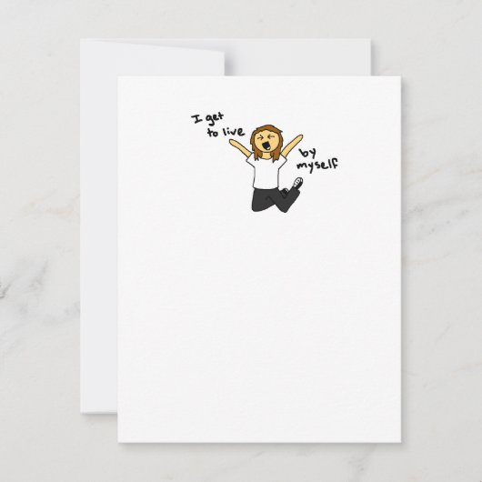 J'arrive à vivre par moi-même - Invitations (Devant)