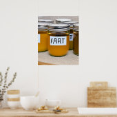 Jars van Homemade Farts Poster (Keuken)