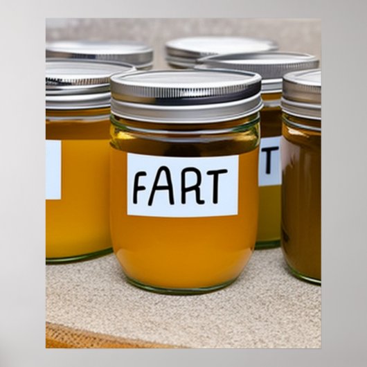 Jars van Homemade Farts Poster (Voorkant)