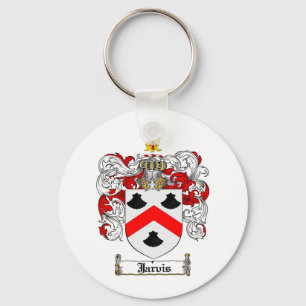JARVIS FAMILY CREST - JARVIS COAT OF ARMS SLEUTELHANGER