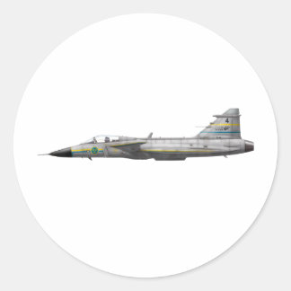Jas 39 Gripen Ronde Sticker