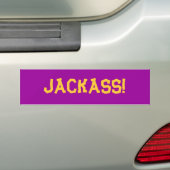 Jas. Bumpersticker (Op auto)